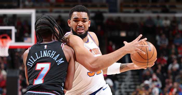 送公牛9连败，尼克斯守住第三！唐斯28分11板，39次两双联盟第一