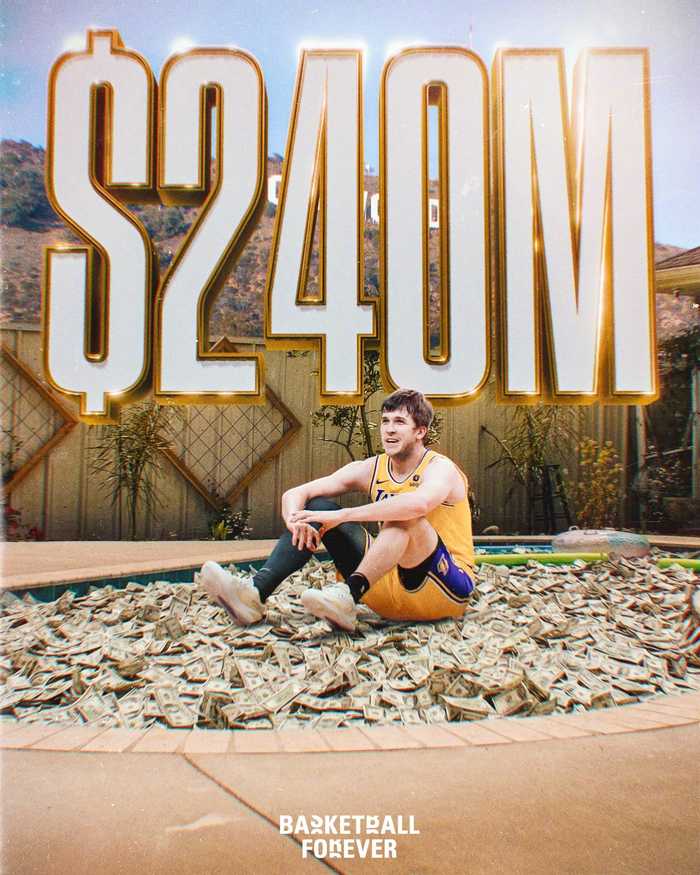 湖人计划5年2.4亿顶薪续约里夫斯，后者将放弃球员选项