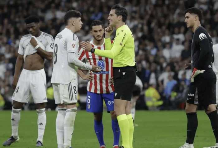 皇马本赛季12人次染红领跑五大联赛